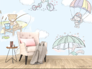 Фотообои мишки и зайки - 4