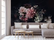 Фотообои Винтажный тёмный букет - 3