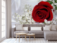 Фотообои Роза и жемчуг - 3