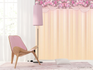 Фотошпалери квіти зі стелі - 4