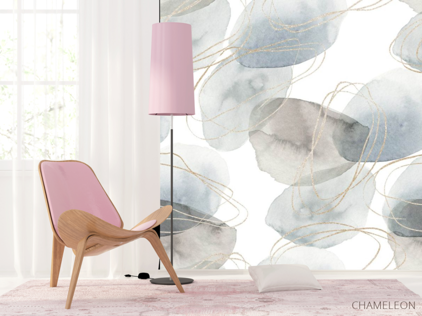 Фотошпалери акварельні плями - 4