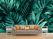 Фотообои Листья зелёные - 1