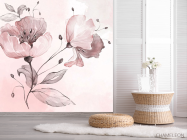 Фотообои Акварельный цветок - 2