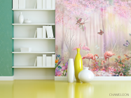 Фотошпалери Фламінго в лісі сказачном - 3