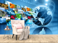 Фотообои в кабинет информатики - 4