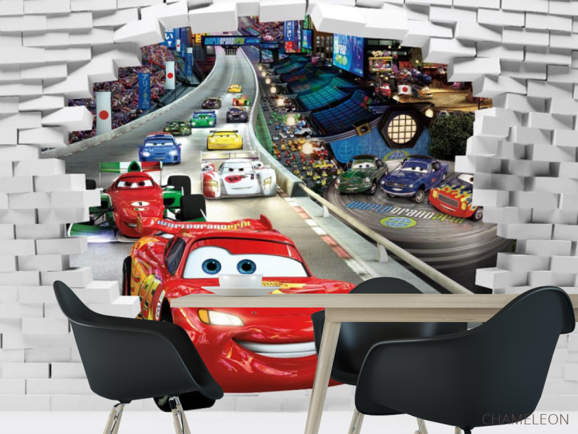 Фотошпалери 3d тачки - 1