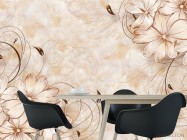 Фотошпалери Векторні квіти - 1