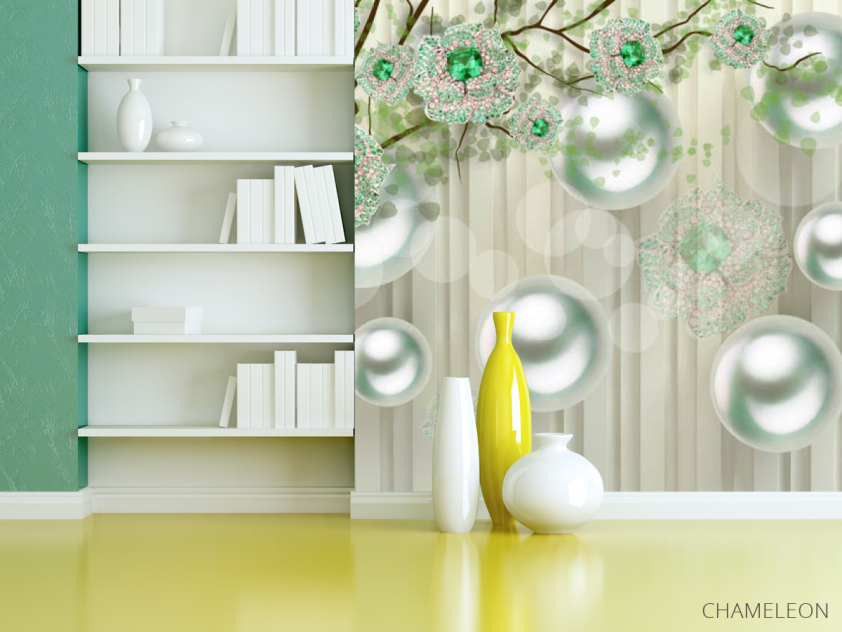 Фотошпалери брошки і сфери - 3