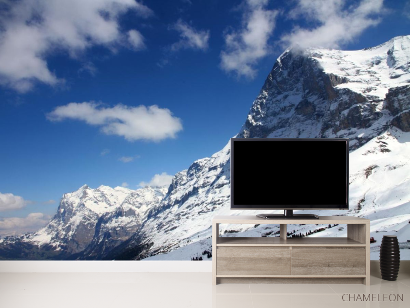 Фотообои у снежной горы - 2