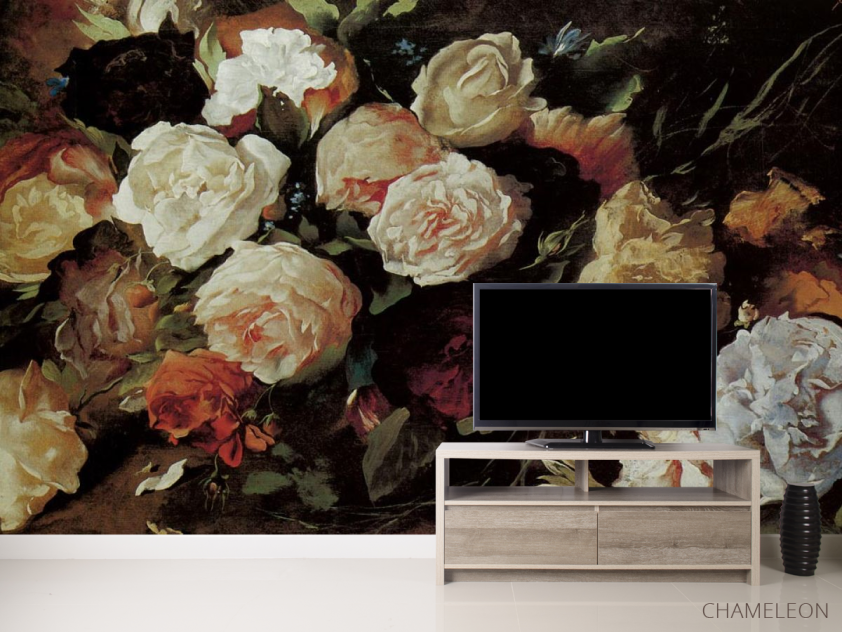 Фотообои Винтажные красивые цветы - 2