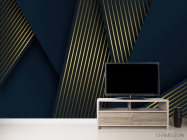 Фотообои золотые линии - 2