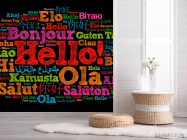 Фотошпалери Приветсвие на різних мовах - 2