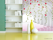 Фотошпалери Арка з квітами - 3