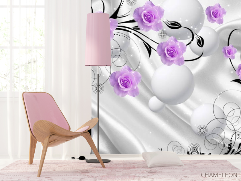 Фотошпалери троянди, 3Д фон - 4