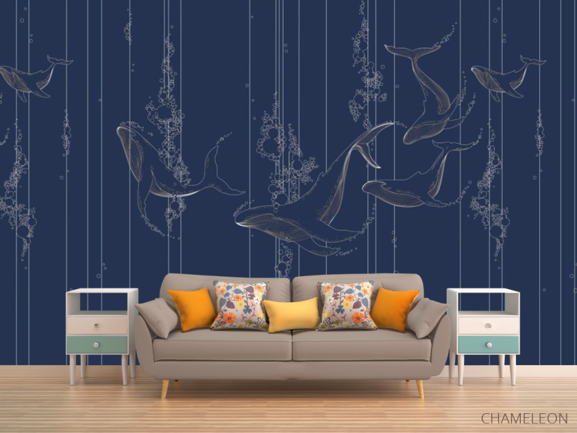 Фотообои цветы линии - 1