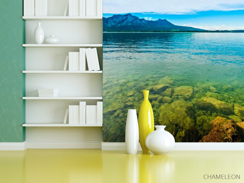 Фотошпалери Лочка, вода, гори - 3