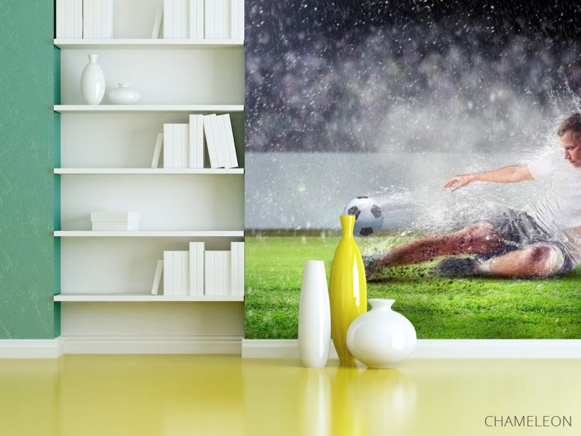 Фотошпалери Гра під дощем - 3