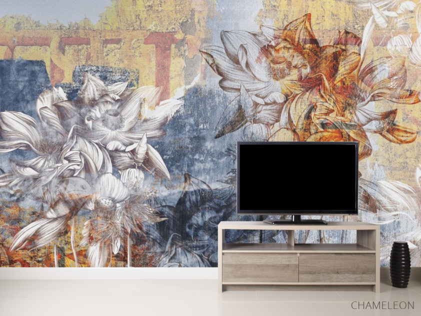 Фотообои Дизайнерские цветы - 2