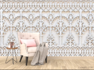 Фотообои 3д стена барельеф - 4