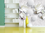 Фотошпалери 3D троянди - 3