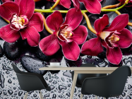 Фотошпалери Квіти на камінні - 1