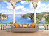 Фотообои Арки с пейзажом - 1