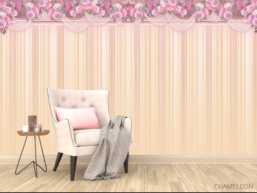 Фотообои цветы с потолка - 4