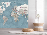 Фотошпалери Карта російською - 2