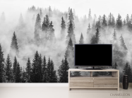 Фотообои Туманные ели - 2