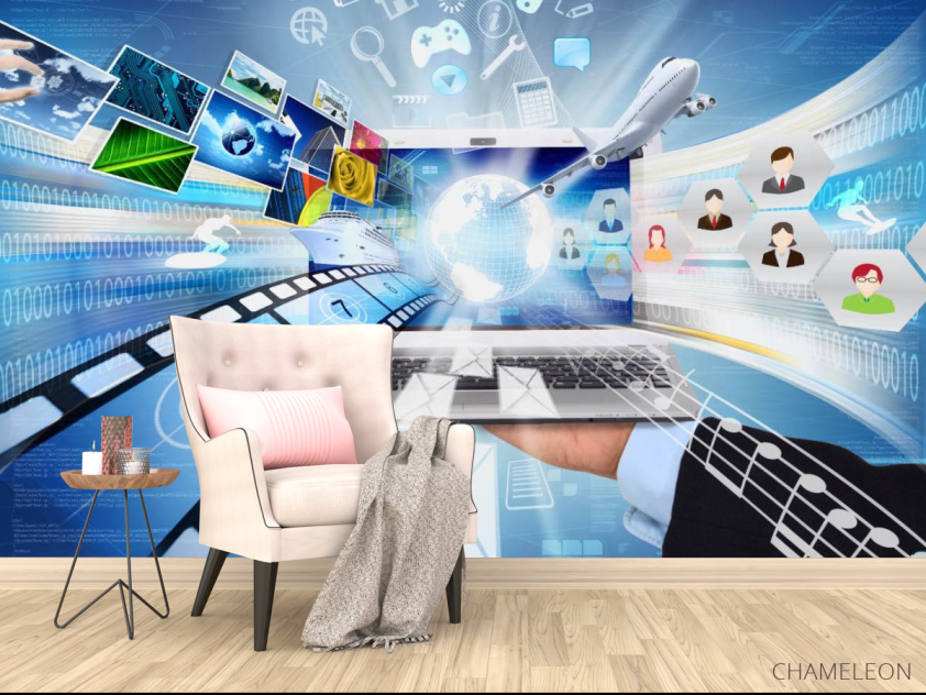 Фотообои Для кабинета информатики - 4