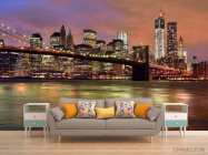 Фотообои Ночной мост New York - 1