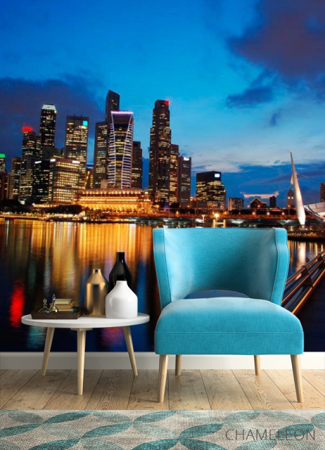 Фотообои Вода, отражение, дома - 4