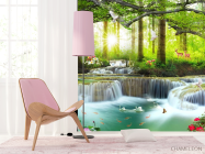 Фотошпалери Лісовий водоспад - 4