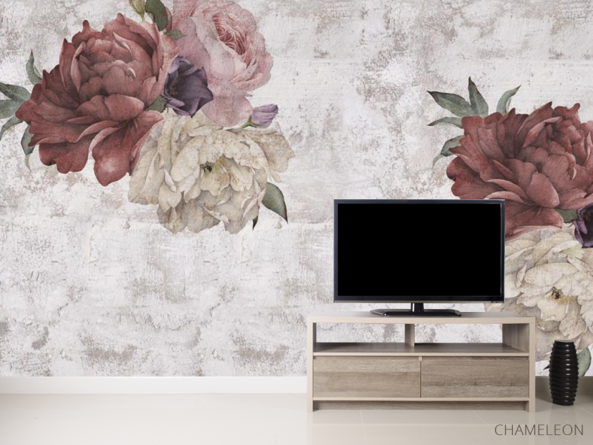 Фотообои в кухню Пионы - 2