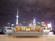 Фотообои Вода, город, небо - 1