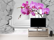 Фотообои 3D орхидея - 2