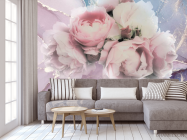 Фотообои Пионы с флюидом - 3