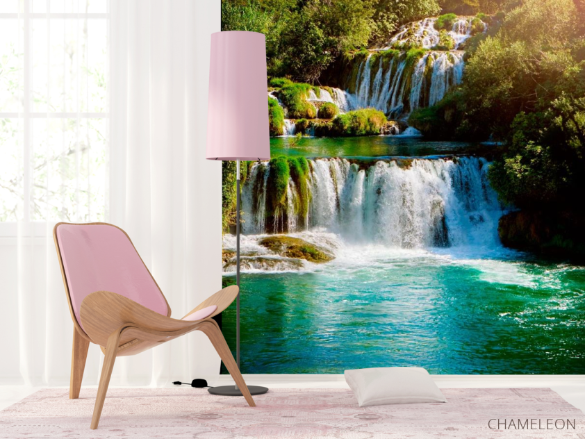 Фотошпалери Довгий водоспад - 4