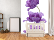 Фотообои фиолетовые тюльпаны - 2