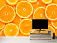 Фотообои Нарезанные апельсины - 2