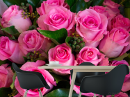 Фотошпалери Букет рожевих троянд - 1