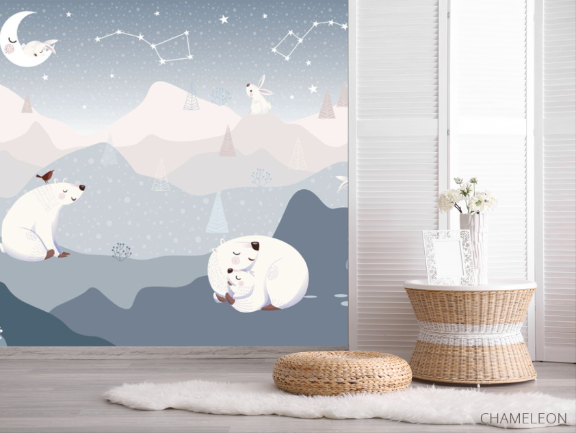 Фотошпалери Полярні ведмедики - 2