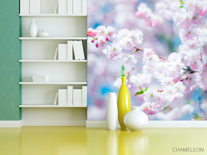 Фотошпалери Білі пушинки кольорів - 3