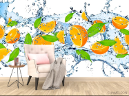 Фотообои в кухню Апельсин - 4