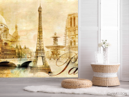 Фотошпалери Вінтажний Париж - 2