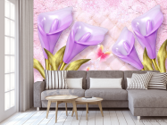 Фотообои 3д цветы - 3