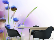 Фотошпалери Степові блакитні квіти - 1