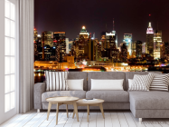 Фотообои Яркая ночная набережная - 3