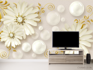 Фотообои Цветы брошки - 2