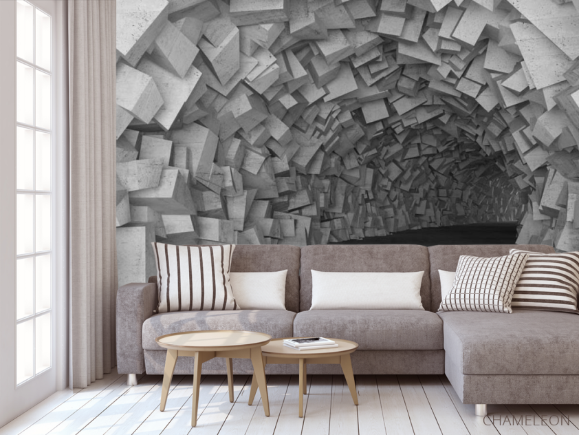 Фотообои 3д тоннель - 3